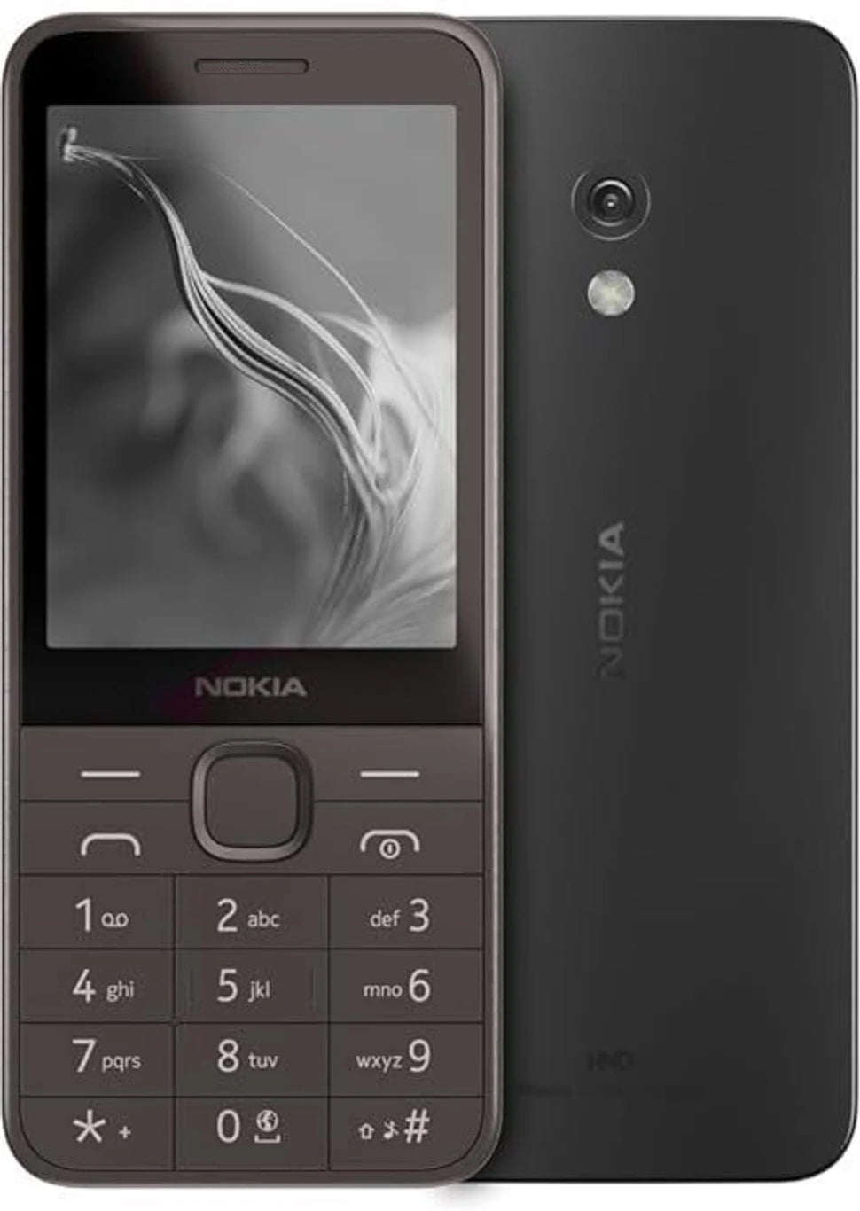 Nokia 235 4G Dual SIM Keypad Phone, Scan & Pay UPI, USB Type C (Black)