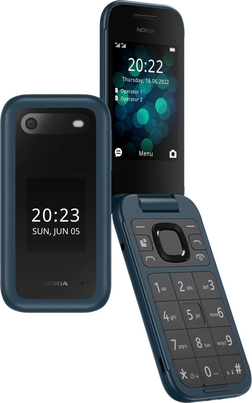 Nokia 2660 Flip 4G Volte Keypad Mobile with Dual Sim & Screen, MP3 Player (Red)