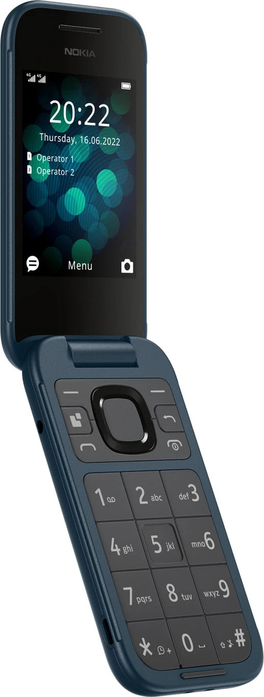 Nokia 2660 Flip 4G Volte Keypad Mobile with Dual Sim & Screen, MP3 Player (Red)