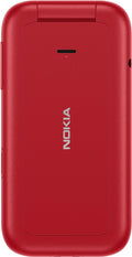Nokia 2660 Flip 4G Volte Keypad Mobile with Dual Sim & Screen, MP3 Player (Red)