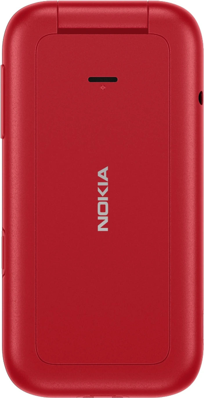Nokia 2660 Flip 4G Volte Keypad Mobile with Dual Sim & Screen, MP3 Player (Red)