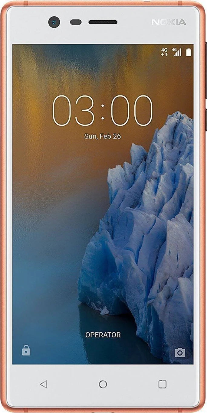 Nokia 3 (Copper White, 16 GB) (2 GB RAM)