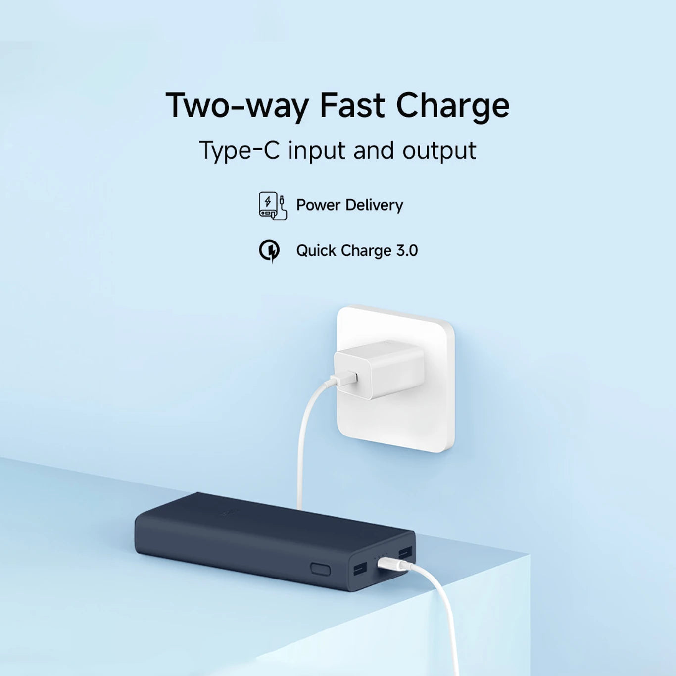 Mi 20000 mAh 33W Power Bank (Black, Lithium-ion, Power Delivery 3.0)