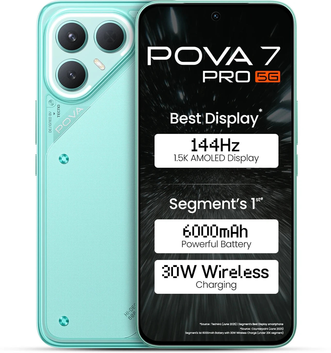 Tecno Pova 7 Pro 5G (Dynamic Grey, 256 GB) (8 GB RAM)
