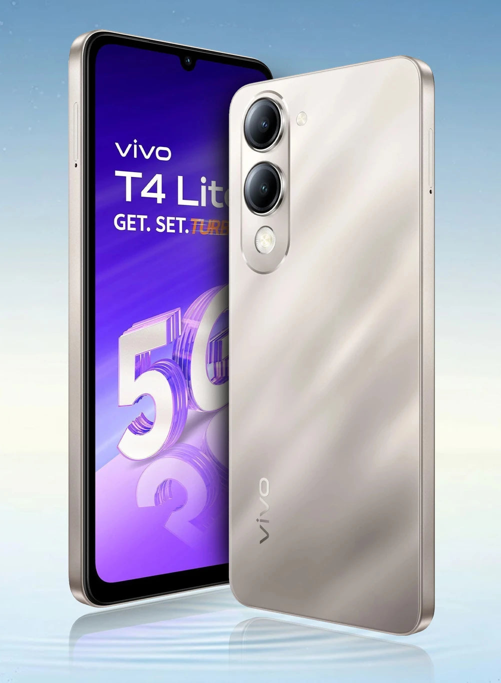 Vivo T4 Lite 5G Charger in the Box (Titanium Gold, 256 GB) (8 GB RAM)