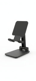 Adjustable Height & Angle Desktop Mobile Stand for Smartphones (Black)