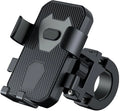 Universal Bike & Motorcycle Handlebar Phone Mobile Holder (Black)