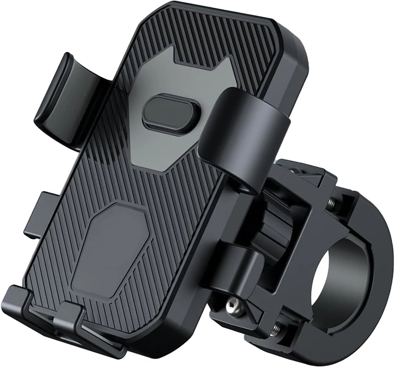 Universal Bike & Motorcycle Handlebar Phone Mobile Holder (Black)