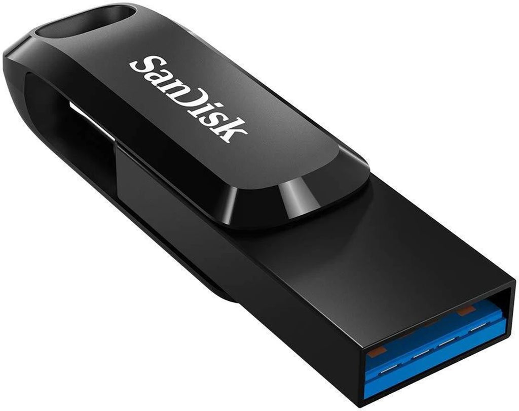 SanDisk Ultra Dual Drive Go USB Type-C 64GB OTG Drive (Black, Type A to Type C)